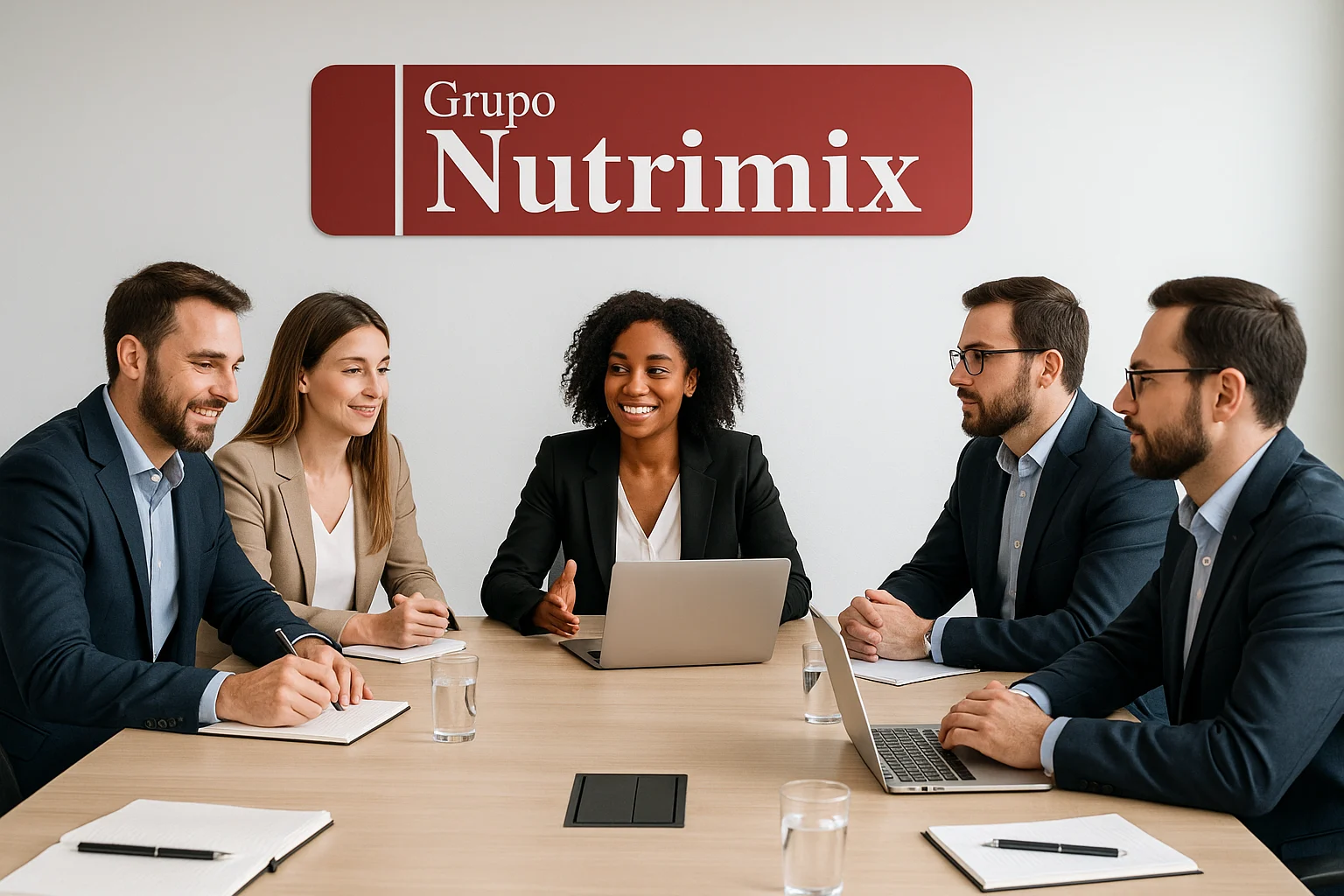 Reunião com o time comercial Grupo Nutrimix